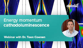 What is spectrally and angular-resolved cathodoluminescence?